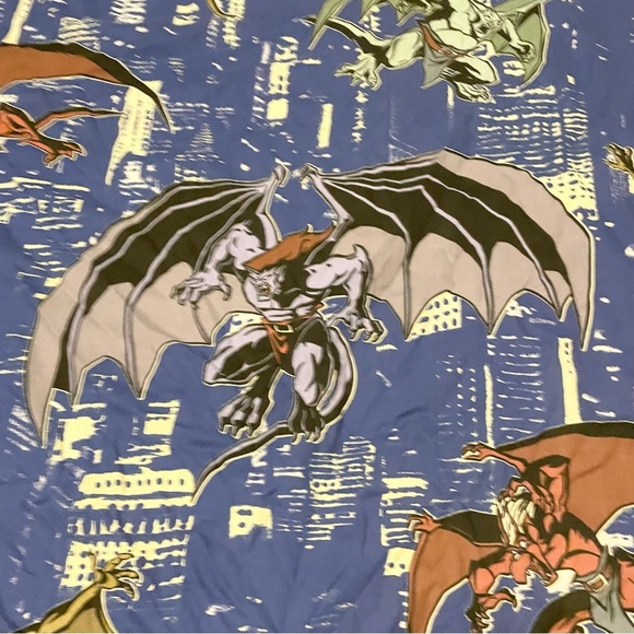 Vintage Disney Gargoyles Double / Full Flat Sheet 92” x 82” - Picture 2 of 16